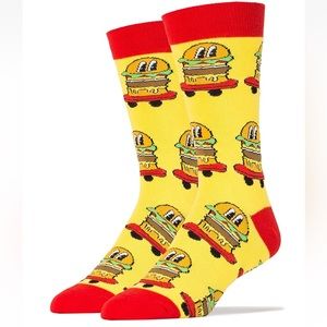 NWT Skateboarding Cheeseburger Socks